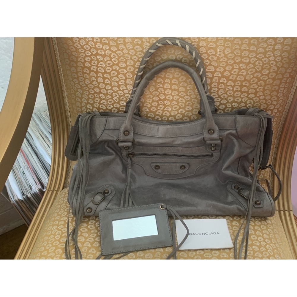 🍁 Authentic Balenciaga Gris Tarmac ‘13 City Bag🍁